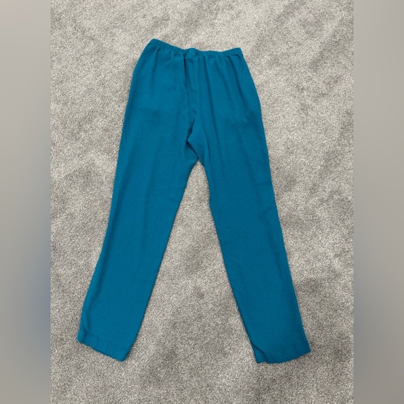 Eileen Fisher Vibrant Blue Trousers - Picture 2 of 5